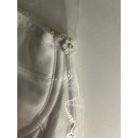 Dominique Women's Longline Corset Full Figure Bustier Bra #8950 White 36B - Picture 11 of 12